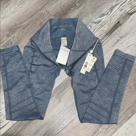 Max Studio Blue Women's Leggings - Picture 1 of 6